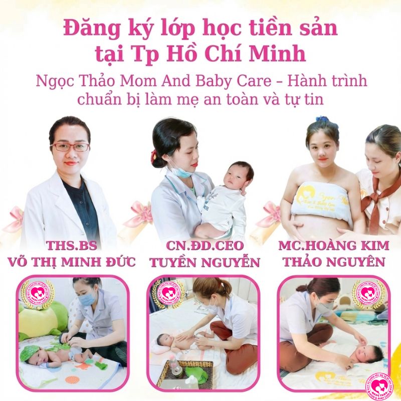 đăng ký lớp học tiền sản tại tphcm